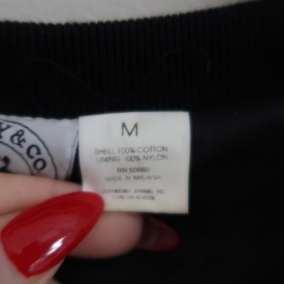 Vintage 90s Mickey & Co Disney “Bottoms Up” Sequin Bomber Jacket - Picture 4 of 6